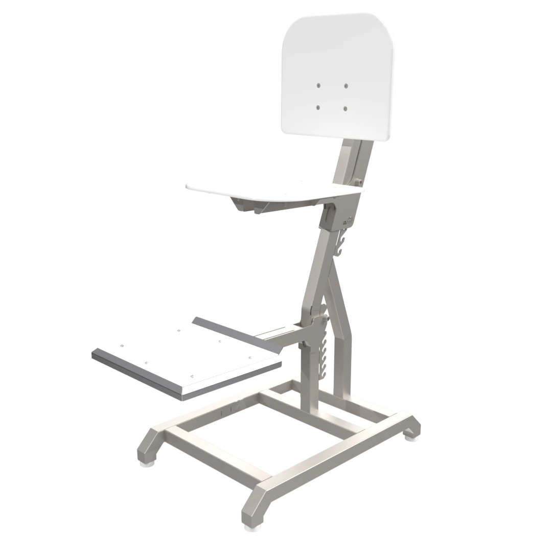 Cadeira Ergonômica Inox — NR17 / NR36